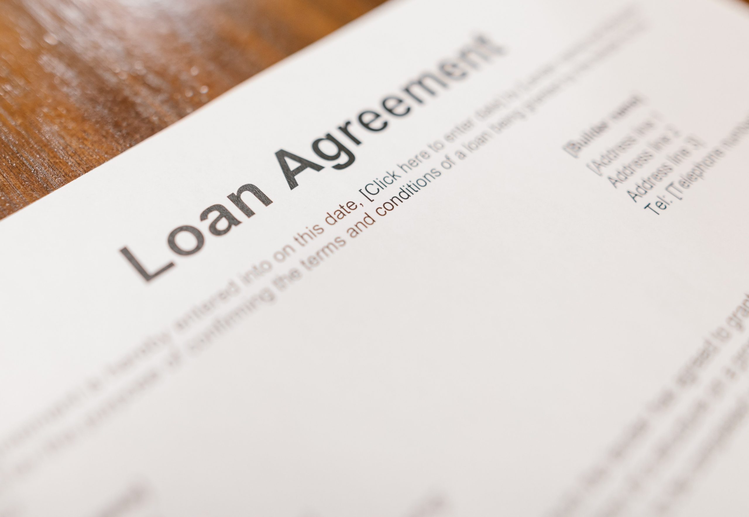 Loan agreement